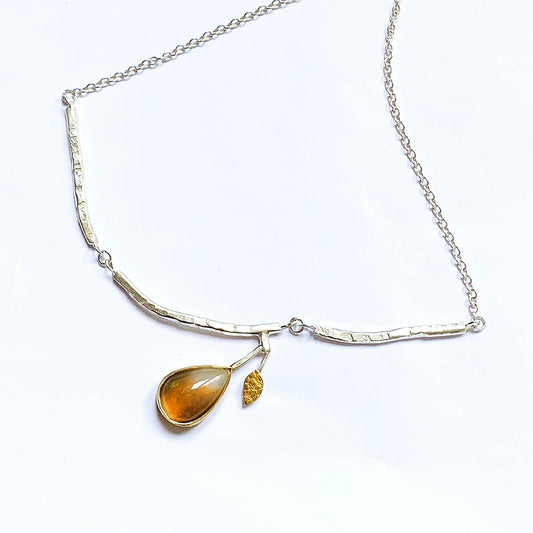 Pear necklace